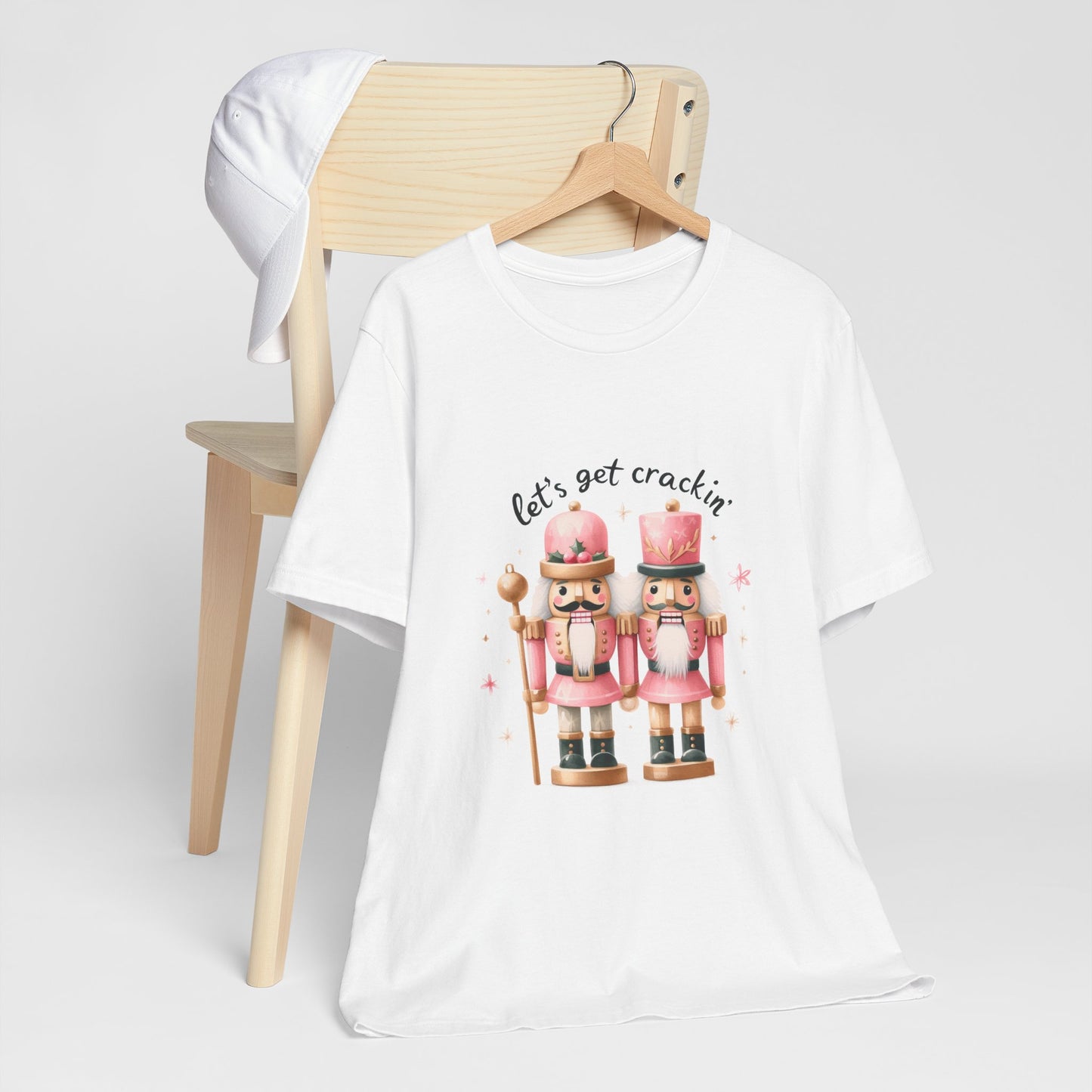 Funny Nut Cracker Christmas Women's Jersey Short Sleeve Tee