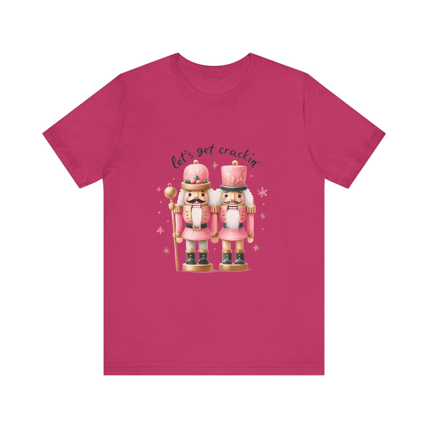 Funny Nut Cracker Christmas Women's Jersey Short Sleeve Tee