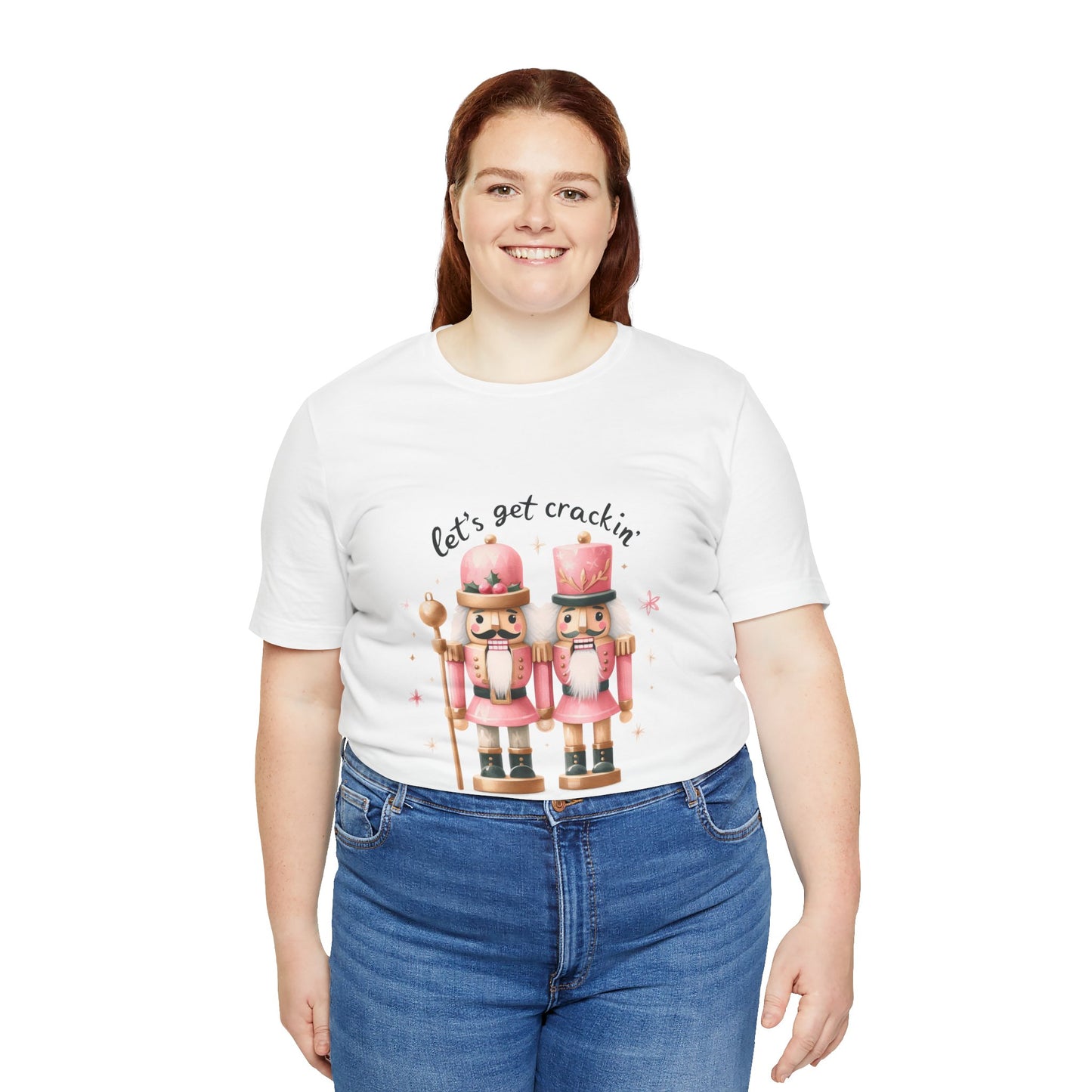 Funny Nut Cracker Christmas Women's Jersey Short Sleeve Tee