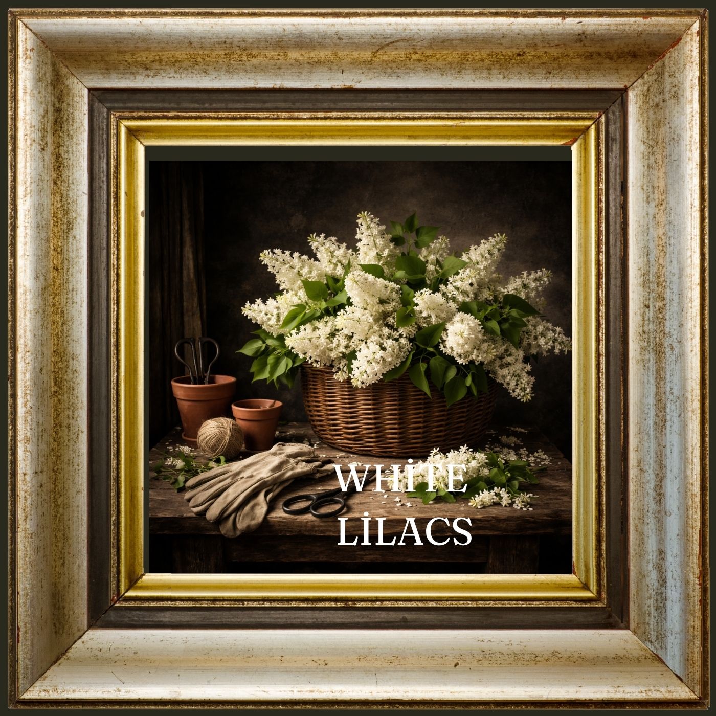 White Lilac Harvest Still Life