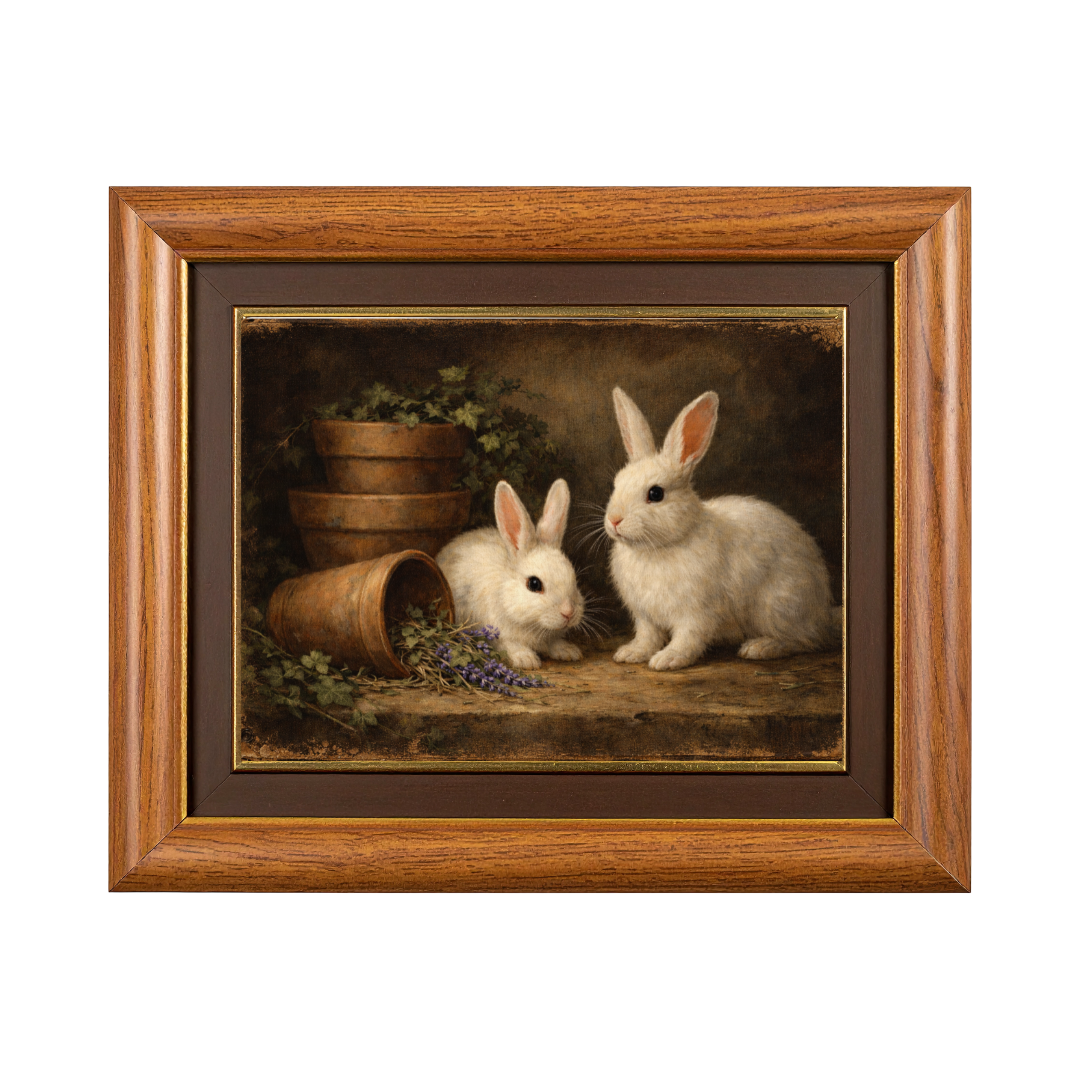 Lavender & Clay — Heirloom Rabbit Still Life
