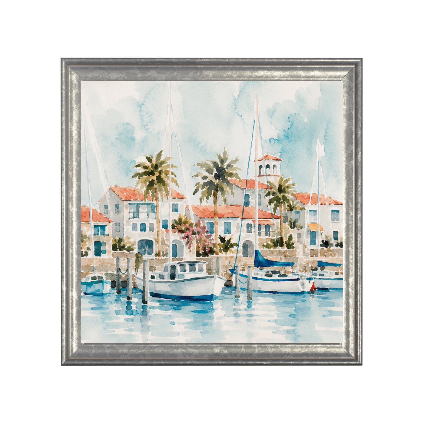 Coastal Harbor Watercolor Collection