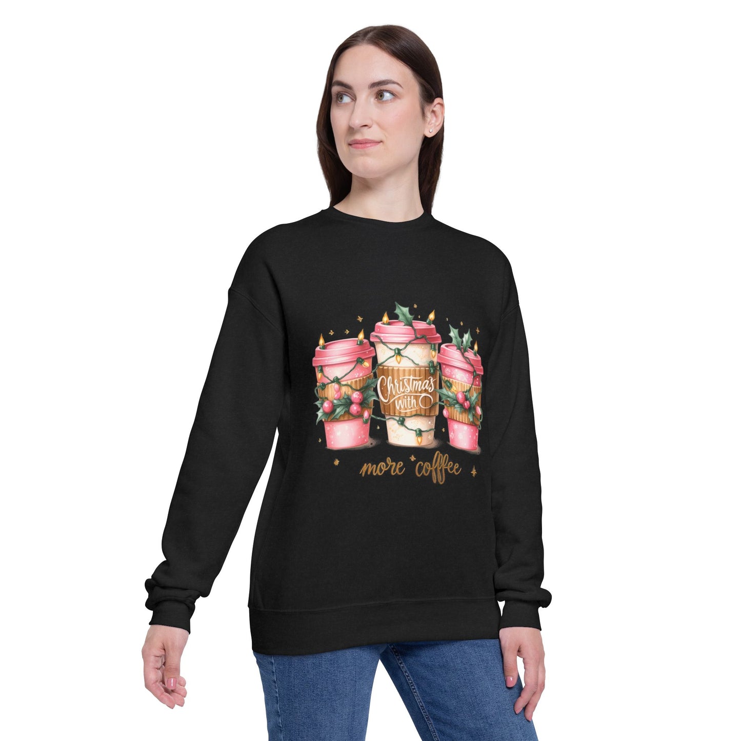 Christmas Coffee Women's Drop Shoulder Sweatshirt