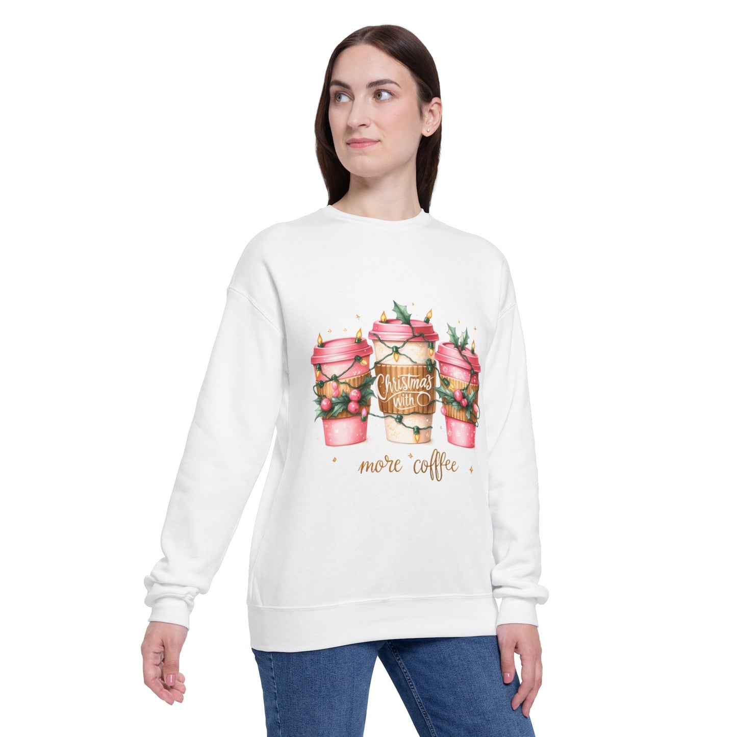 Christmas Coffee Women's Drop Shoulder Sweatshirt