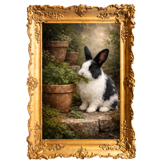 Rosemary and Clay — Heirloom Bunny Still Life