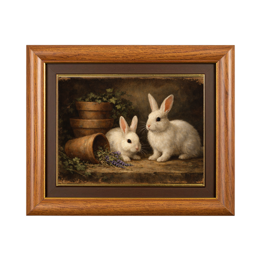 Lavender & Clay — Heirloom Rabbit Still Life